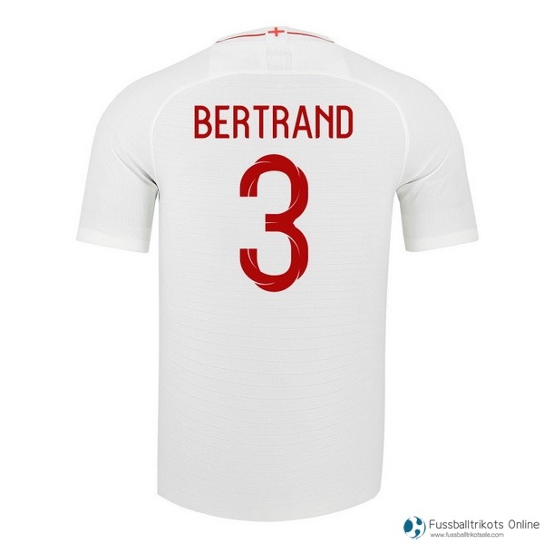 England Trikot Heim Bertrand 2018 Weiß Fussballtrikots Günstig